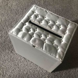 Celebrate It Wedding Card Box Satin & Pearls